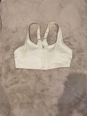 White Athleta Sports Bra